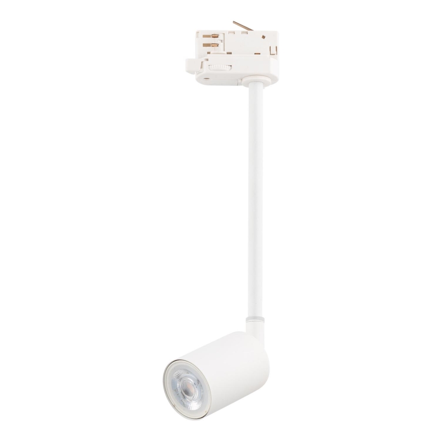 Suspension-barre pour système de rail triphasé TOP 1xGU10/8W/230V blanc