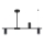 Suspension-barre URANOS 3xGU10/10W/230V noir