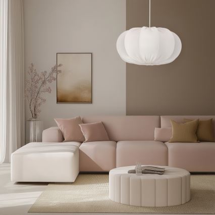 Suspension CAFEE sur câble 1xE27/40W/230V Ø 52 cm blanche