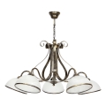 Suspension chaîne ANTICA 5xE27/60W/230V