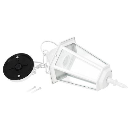Suspension chaîne d'extérieur 1xE27/60W/230V IP44 blanc