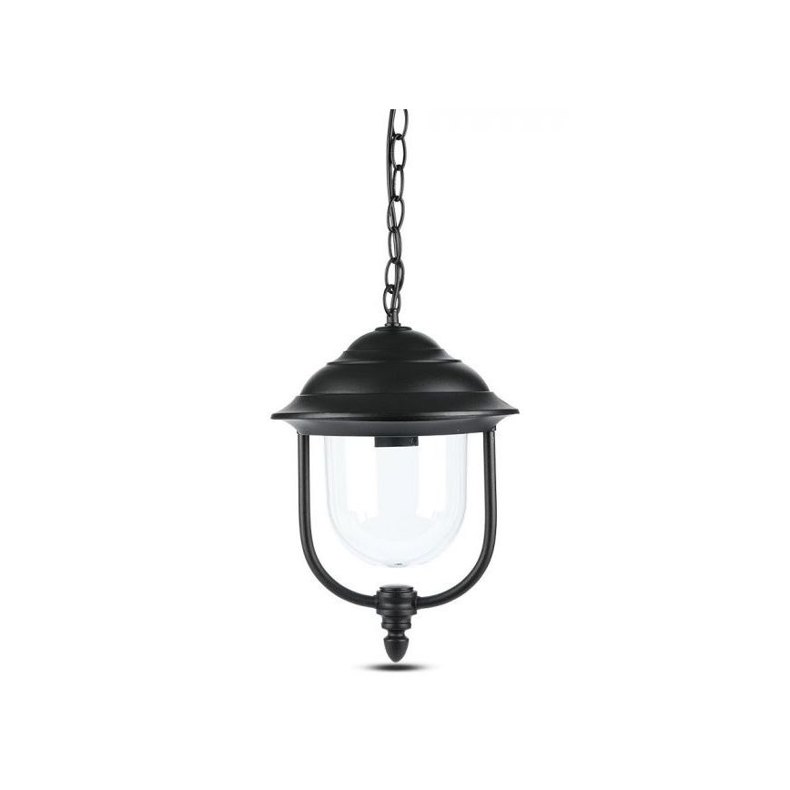 Suspension chaîne d'extérieur 1xE27/60W/230V IP44 noir
