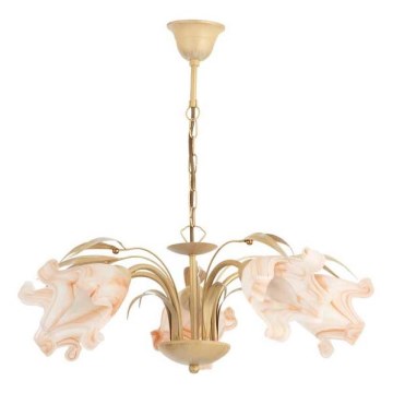Suspension chaîne DUCATTI 5xE14/10W/230V doré