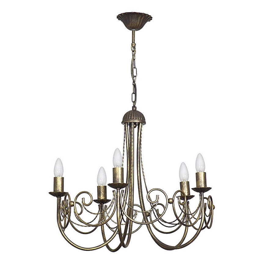 Suspension chaîne PALACE 5xE14/60W/230V
