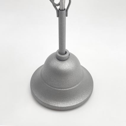 Suspension chaîne RETRO 2xE27/60W/230V argent