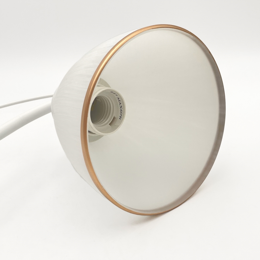 Suspension chaîne RETRO 2xE27/60W/230V blanc mat