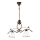 Suspension chaîne RETRO 2xE27/60W/230V cuivre/patine