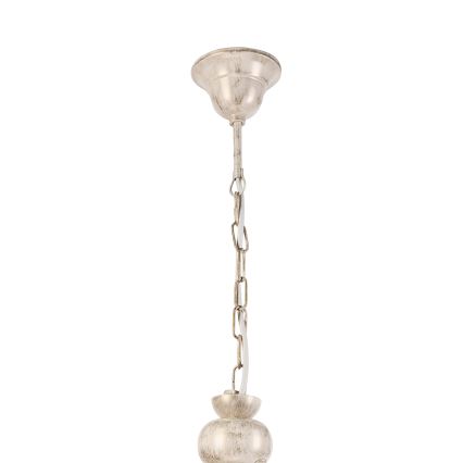 Suspension chaîne RETRO 2xE27/60W/230V doré/patine