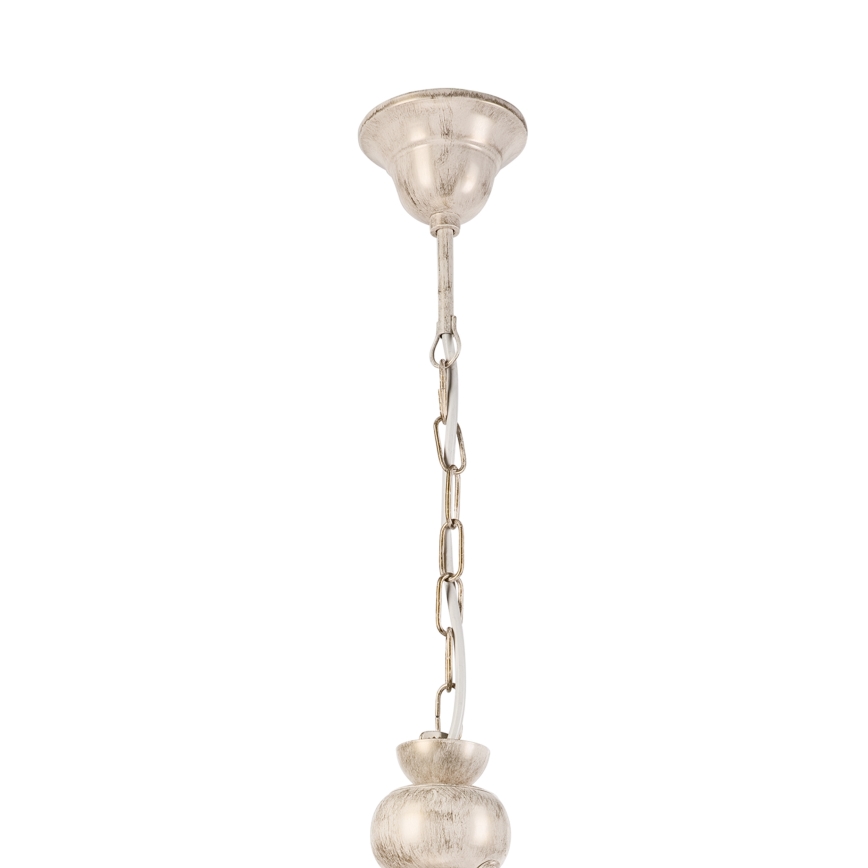 Suspension chaîne RETRO 2xE27/60W/230V doré/patine