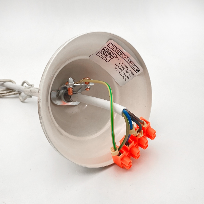 Suspension chaîne RETRO 2xE27/60W/230V doré/patine