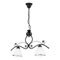 Suspension chaîne RETRO 2xE27/60W/230V mat noir