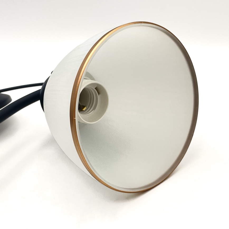 Suspension chaîne RETRO 2xE27/60W/230V mat noir