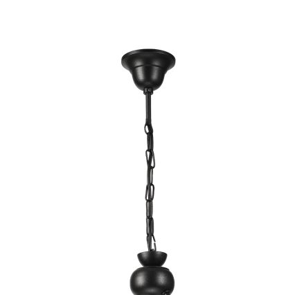 Suspension chaîne RETRO 2xE27/60W/230V noir