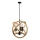 Suspension chaîne ROPE GLOBO 3xE14/10W/230V