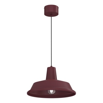 Suspension CLASS sur câble 1xE27/15W/230V bordeaux