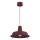 Suspension CLASS sur câble 1xE27/15W/230V bordeaux