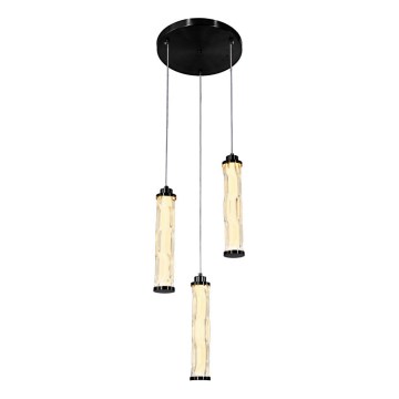 Suspension CORTE sur câble LED/25W/230V, noire