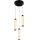 Suspension CORTE sur câble LED/25W/230V, noire