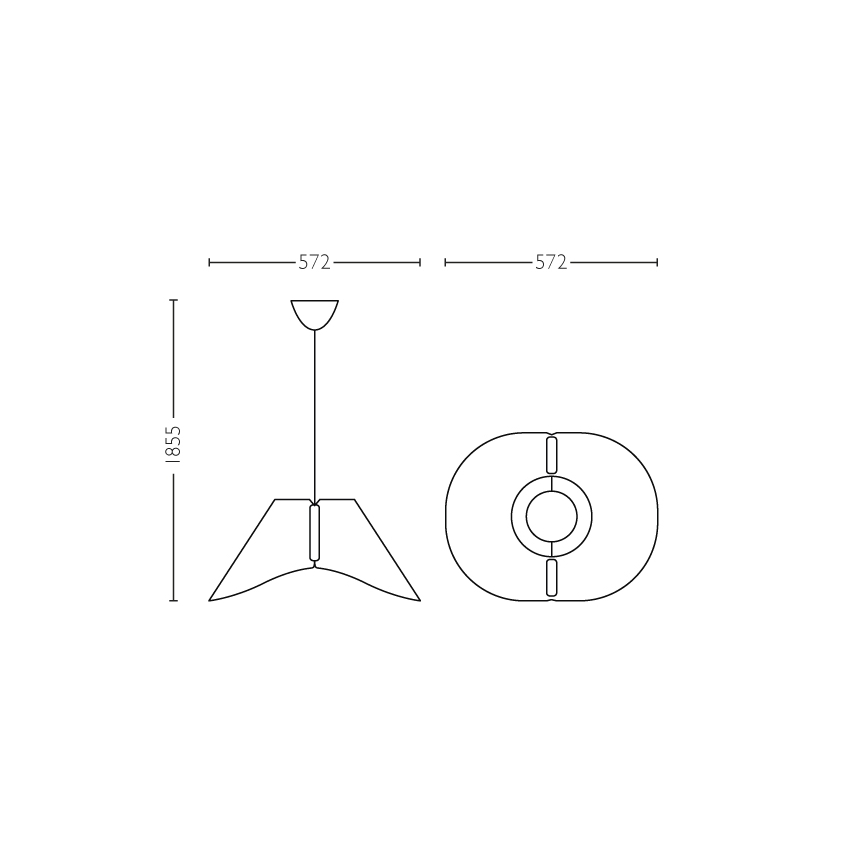 Suspension E27/60W/230V