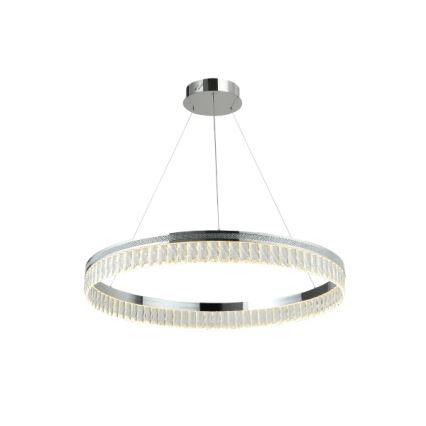 Lustre en cristal LED dimmable sur câble THALIA LED/55W/230V 3000-6000K Ø 80 cm + télécommande