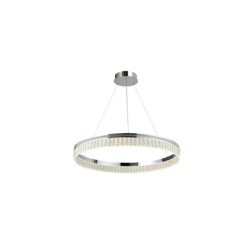 Lustre en cristal LED dimmable sur câble THALIA LED/55W/230V 3000-6000K Ø 80 cm + télécommande