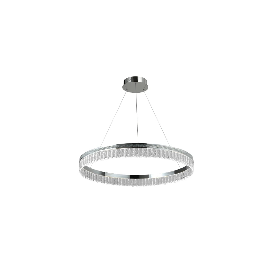Lustre en cristal LED dimmable sur câble THALIA LED/55W/230V 3000-6000K Ø 80 cm + télécommande