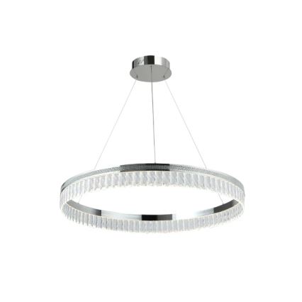 Lustre en cristal LED dimmable sur câble THALIA LED/55W/230V 3000-6000K Ø 80 cm + télécommande