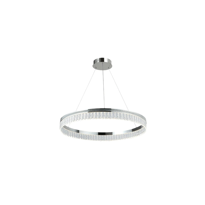Lustre en cristal LED dimmable sur câble THALIA LED/55W/230V 3000-6000K Ø 80 cm + télécommande