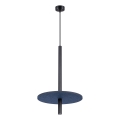 Suspension FELTRO sur câble 1xG9/8W/230V noir/bleu