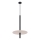 Suspension FELTRO sur câble 1xG9/8W/230V noir/crème