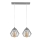 Suspension fil AGAT 2xE27/15W/230V