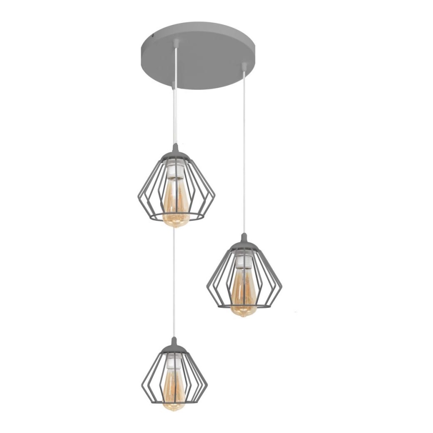 Suspension fil AGAT 3xE27/15W/230V
