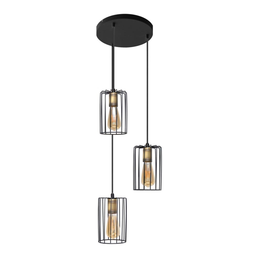 Suspension fil FARGO 3xE27/15W/230V