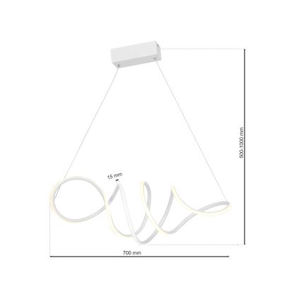 Suspension fil LOCA LED/50W/230V