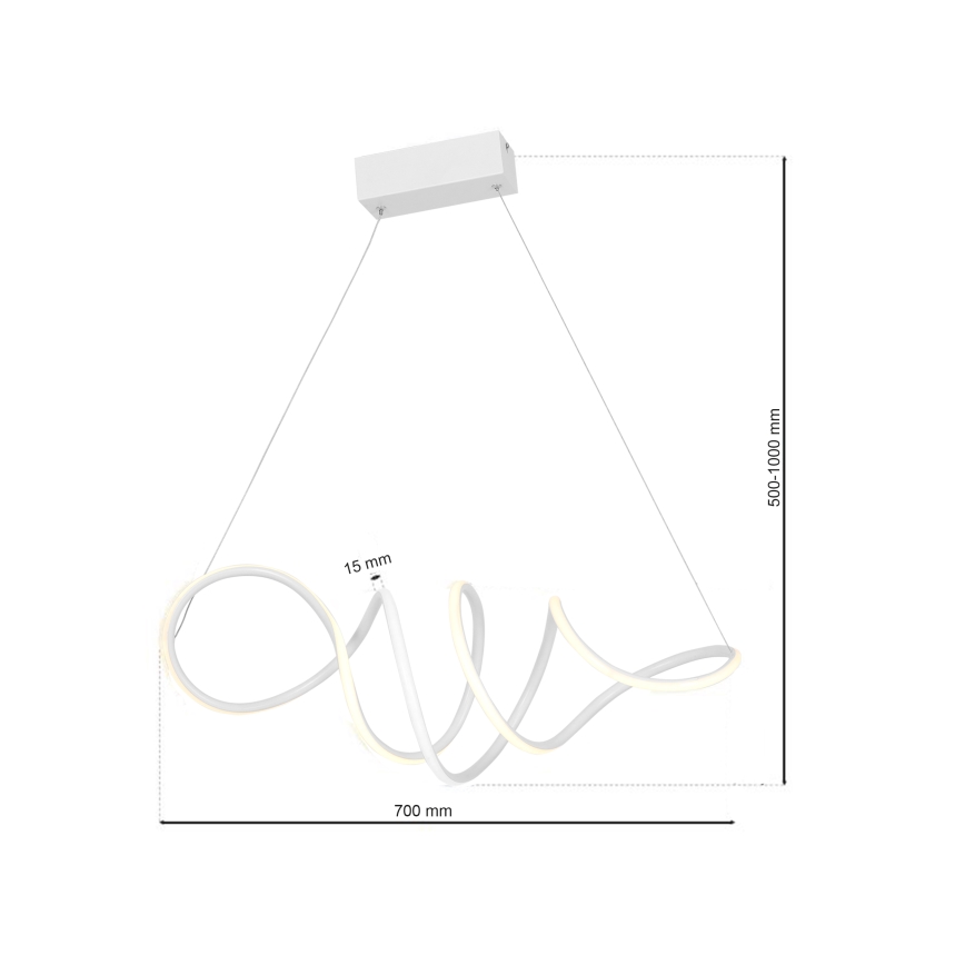 Suspension fil LOCA LED/50W/230V