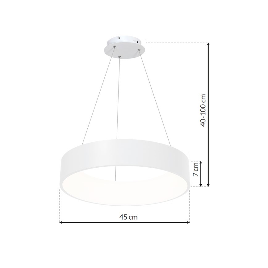 Suspension fil OHIO LED / 24W / 230V