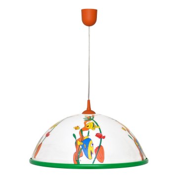 Suspension fil pour enfant FISH 1xE27/15W/230V