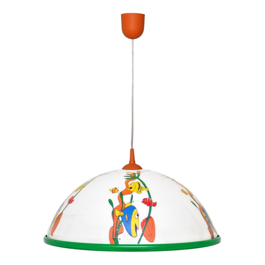 Suspension fil pour enfant FISH 1xE27/15W/230V
