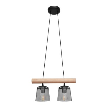 Suspension fil WOODSTOCK 2xE27/15W/230V