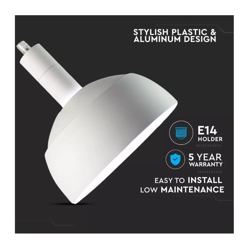 Suspension filaire 1xE14/60W/230V blanche