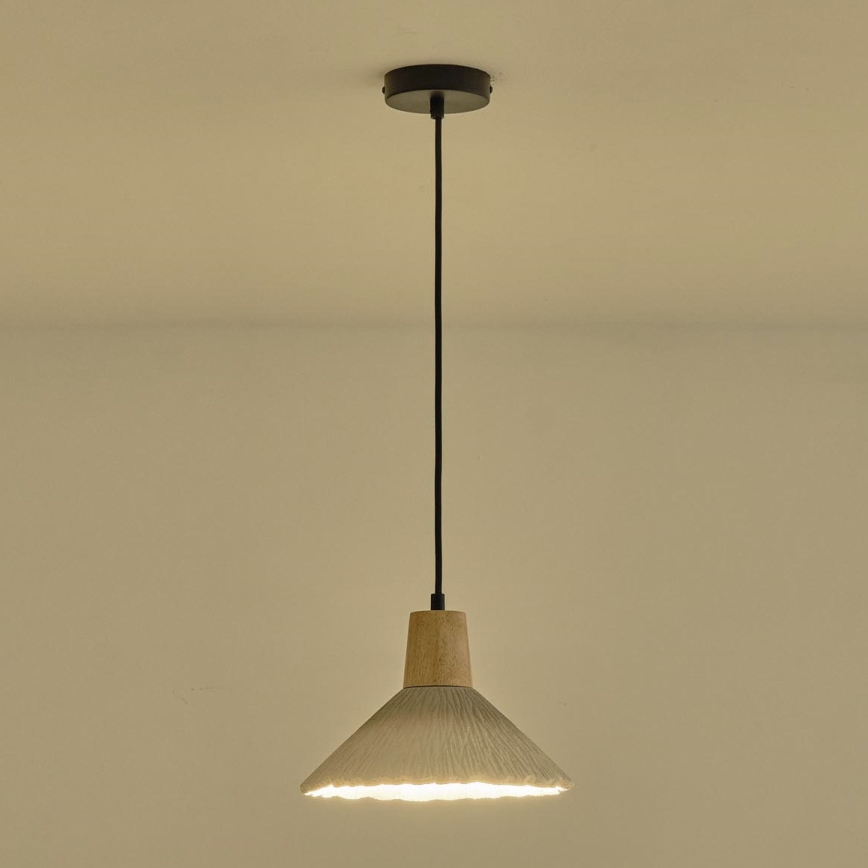 Suspension filaire 1xE27/15W/230V crème