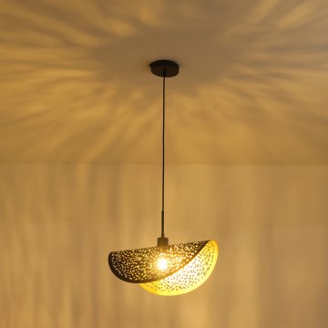 Suspension filaire 1xE27/15W/230V noir