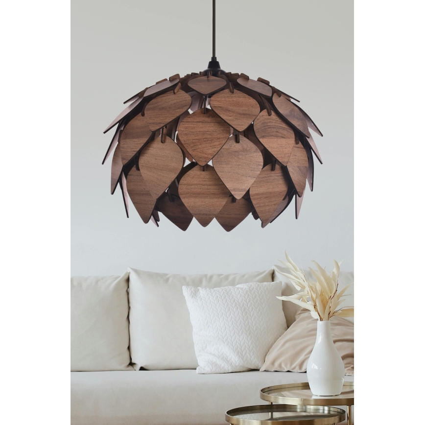 Suspension filaire 1xE27/40W/230V marron