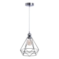Suspension filaire 1xE27/60W/230V d. 22 cm chrome brillant