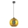 Suspension filaire 1xE27/60W/230V d. 30 cm doré