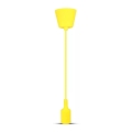 Suspension filaire 1xE27/60W/230V jaune