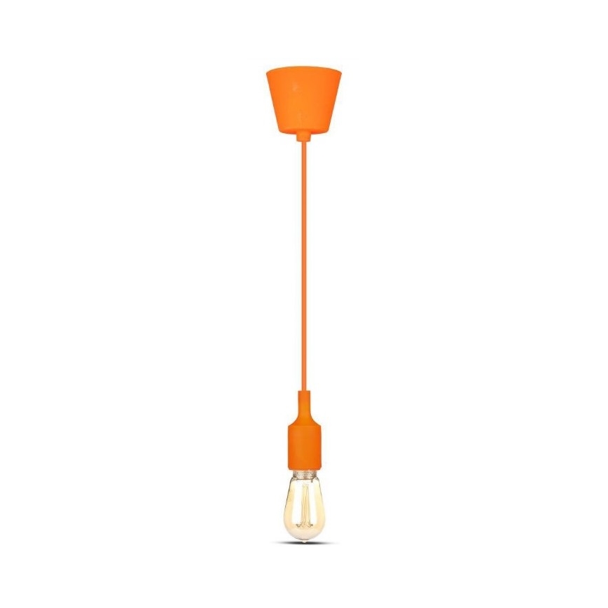 Suspension filaire 1xE27/60W/230V orange