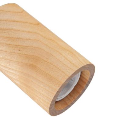 Suspension filaire 1xGU10/10W/230V frêne/bois massif marron