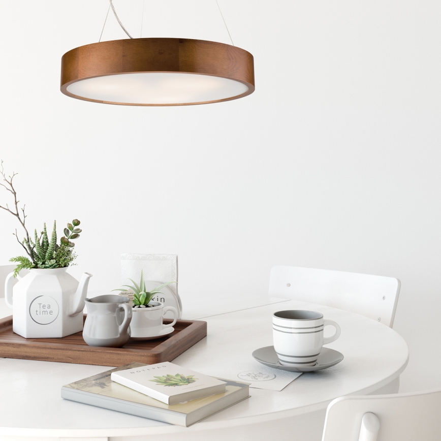 Suspension filaire 3xE27/60W/230V ø 47 cm - certifié FSC