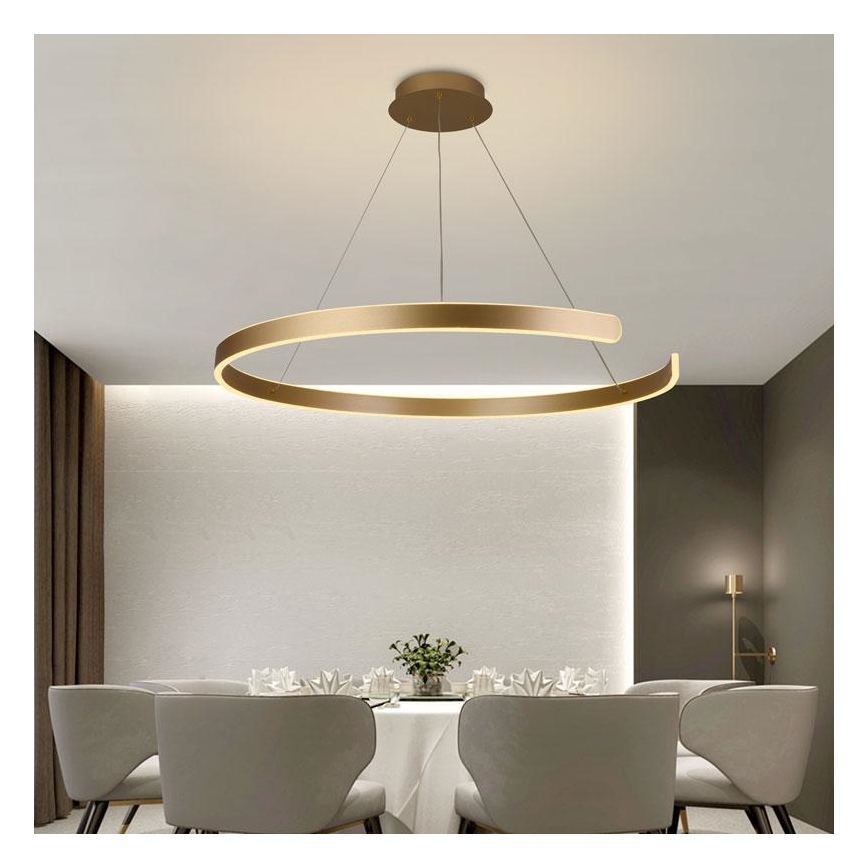 Suspension filaire à intensité variable LED/100W/230V 3000-6500K + télécommande